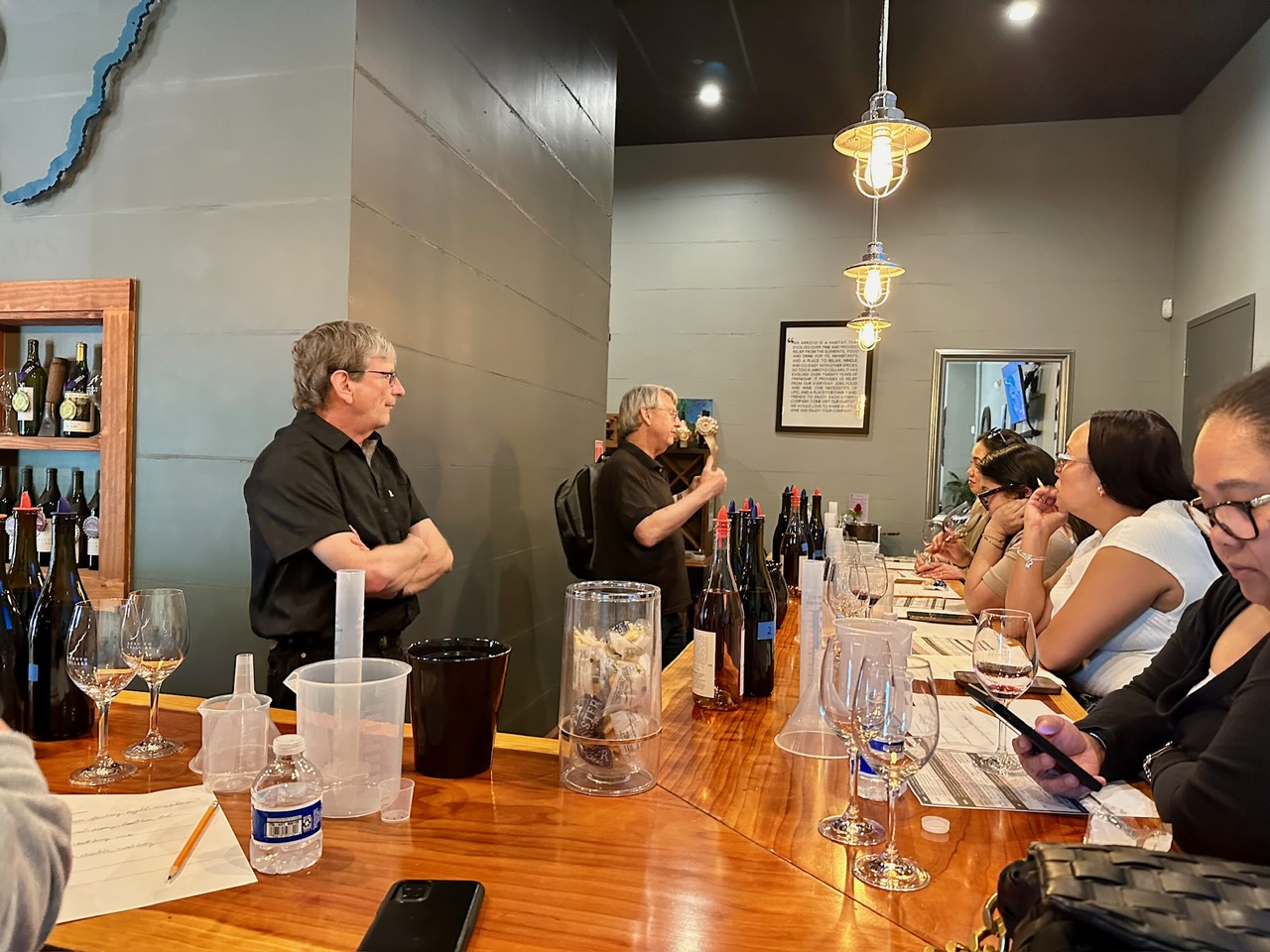Hands-on wine blending class at Arroyo Cellars in Livermore